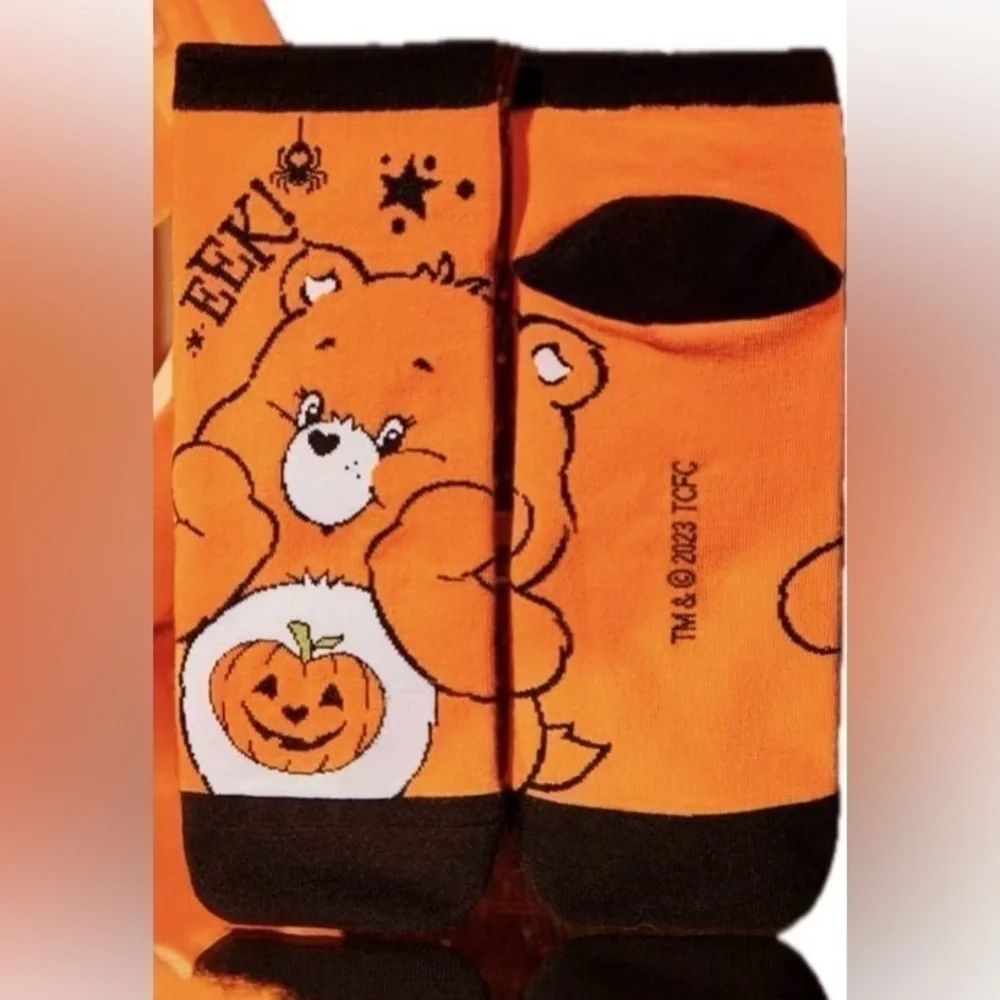 Care Bears Pumpkin Halloween Socks